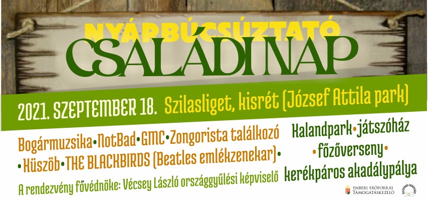 Nyárbúcsúztató Családi Nap